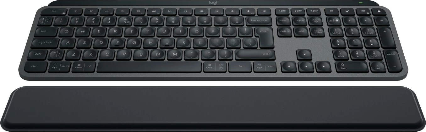Tastierë Logitech MX Keys S, Wireless, Bluetooth, Scissor key switch, QWERTY, LED, Grafit