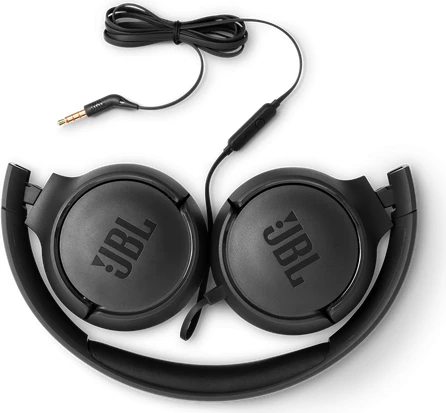 Kufje JBL Tune 500, me mikrofon, jack 3.5 mm, me kabllo, të zeza