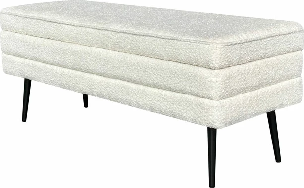 Tabure Slices me hapësirë për ruajtje, e bardhë, 110x40x44