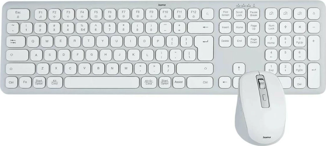 Set multi-pajisje Hama WK-550/WKM-550, Bluetooth, e bardhë