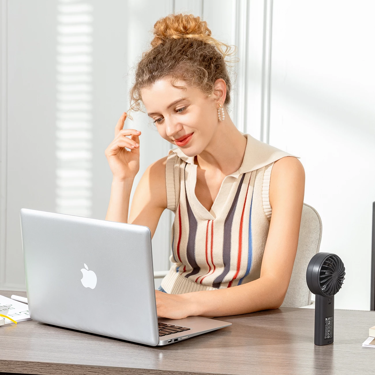 Ventilator dore Jisulife Life4, 5000mAh, USB-C, i zi