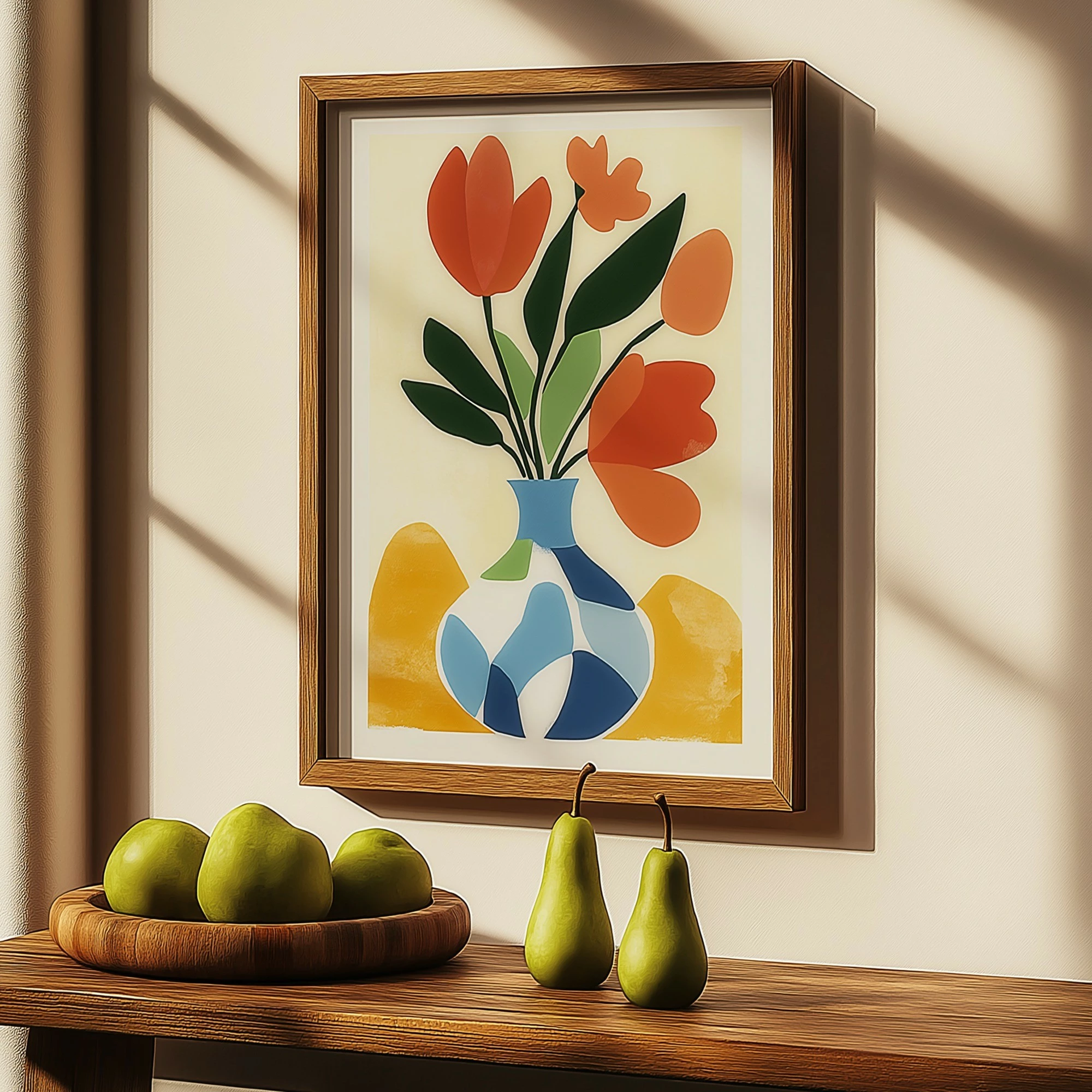 Pikturë dekorative me kornizë MDF, Wallity, TUN029-L