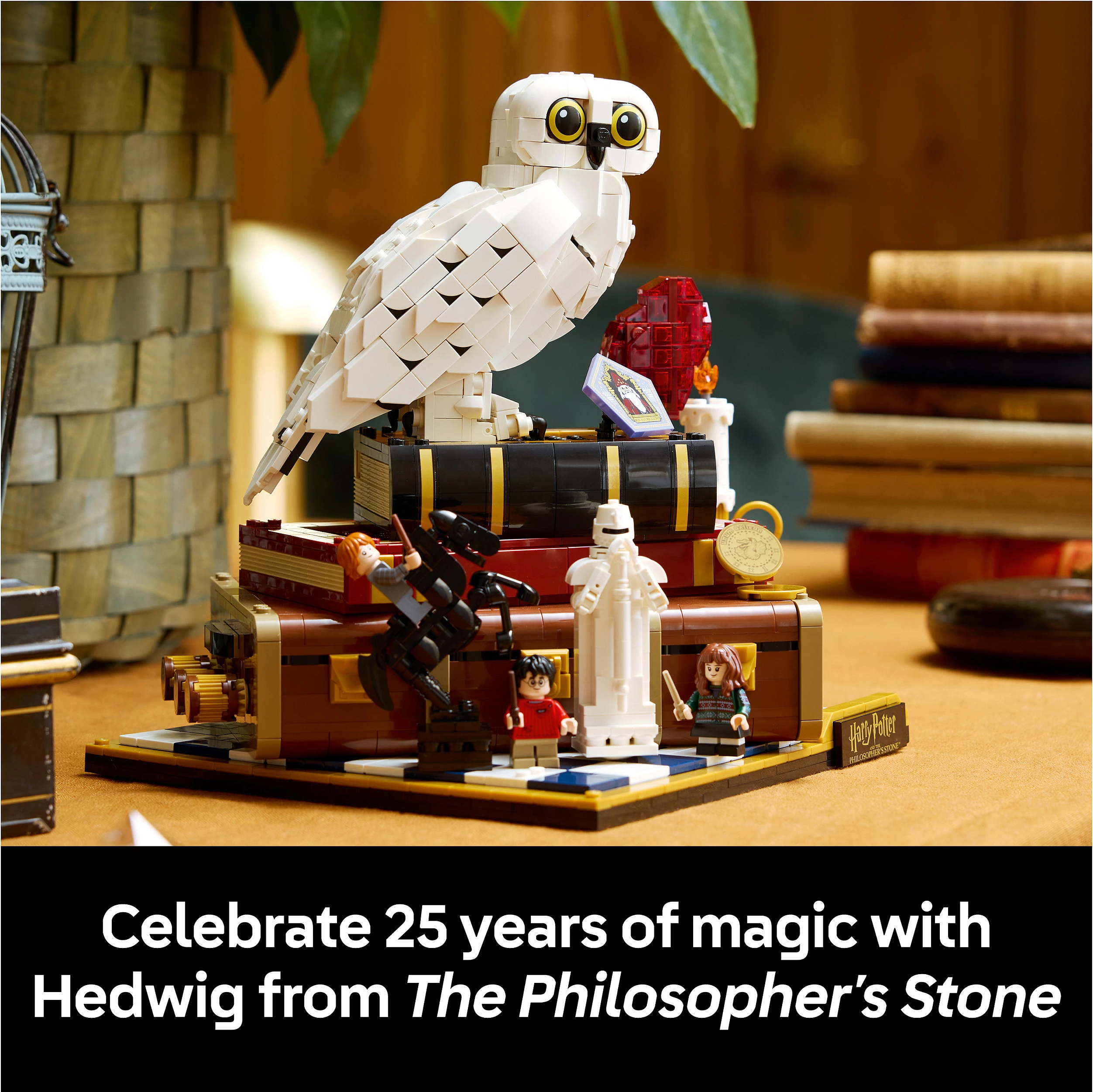 Set ndërtimi LEGO Harry Potter 76466 Philosopher's Stone Collectors' Edition, 1571 pjesë, 18+, multikolor