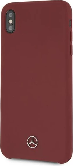 Mbështjellës Mercedes MEHCI65SILRE për iPhone XS Max, silikon, i kuq