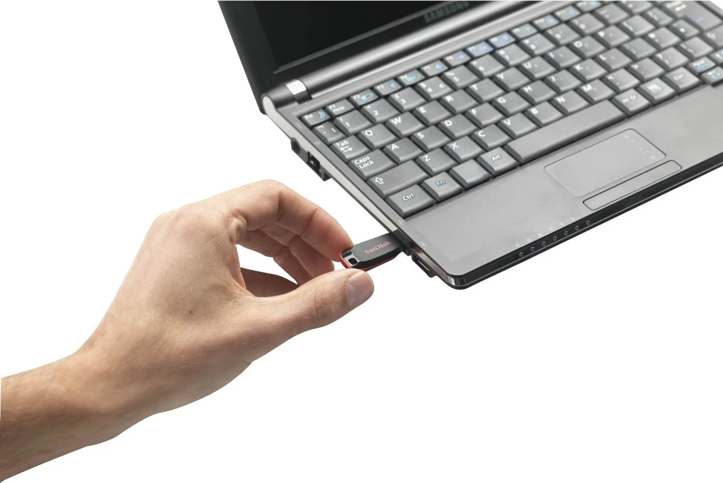 USB Sandisk Cruzer Blade, 128 GB, i zi, i kuq