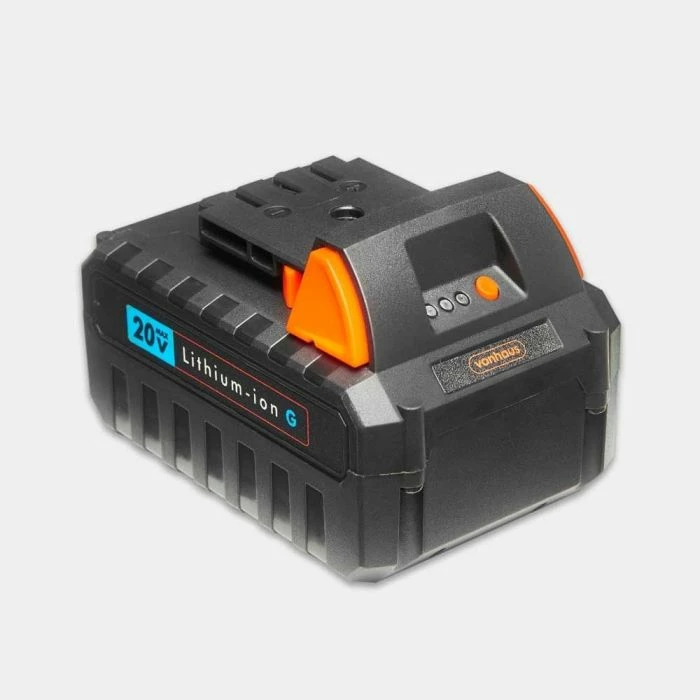 Bateri VONHAUS G Series MPN 3500385, Lithium-Ion 20V 4Ah, e zezë/portokalli