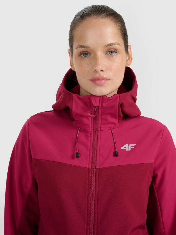 Jakne softshell për femra 4F, e kuqe [Madhësia: S]