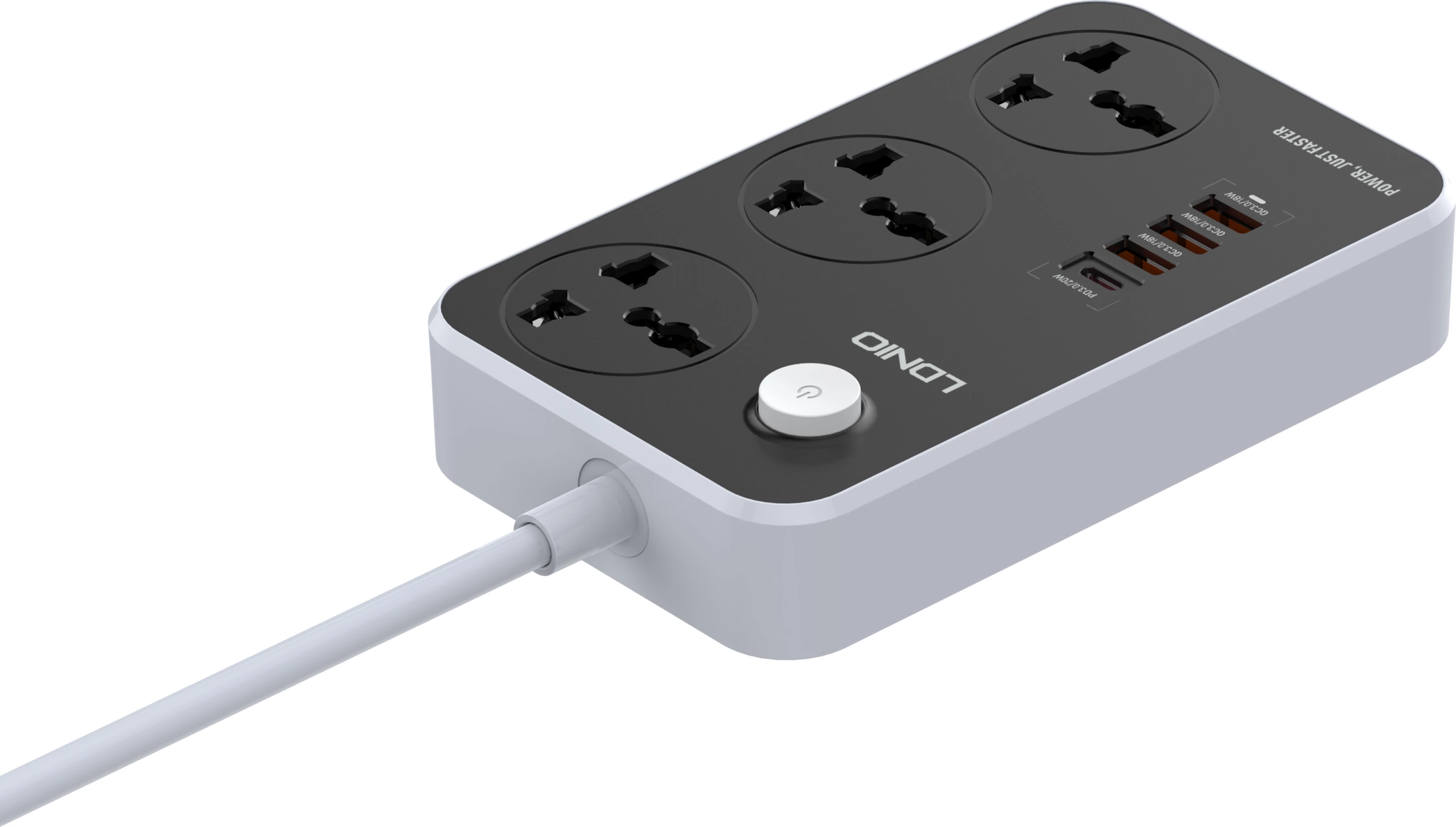 Prizë E Rrymës Me Kabëll 2 Metra LDNIO SC3412