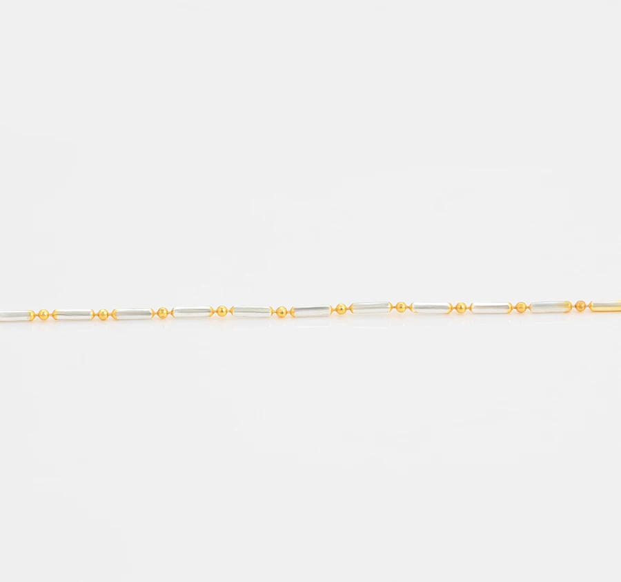 Qafore e praruar në ari, verdhë/bardhë QAVB, 440x2 mm