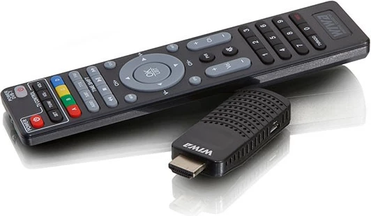 Tuner digjital Wiwa H.265 MINI, DVB-T2, Full HD, me telekomandë, i zi