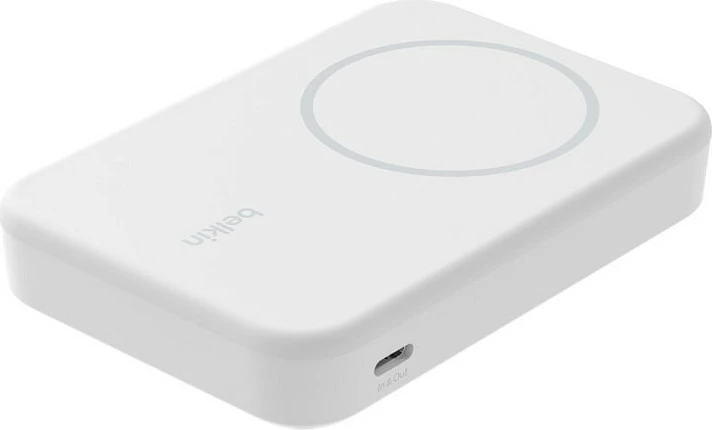 Power bank Belkin BoostCharge Pro 8000 mAh wireless i bardhë