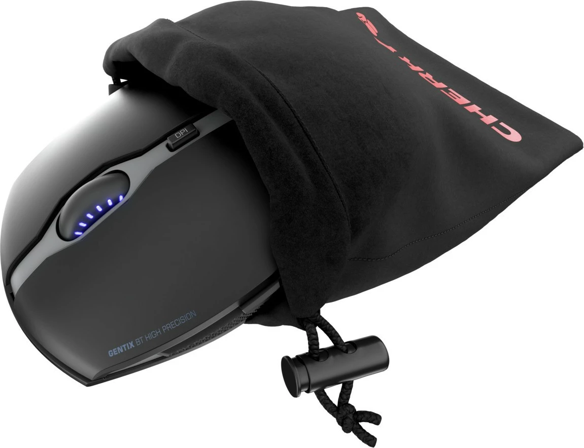 Maus Cherry GENTIX BT, Ambidextrous, Optical, Bluetooth, 2000 DPI, Black