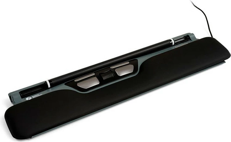Maus BakkerElkhuizen Ergoslider+ Central, 1600 DPI, me kabllo, i zi