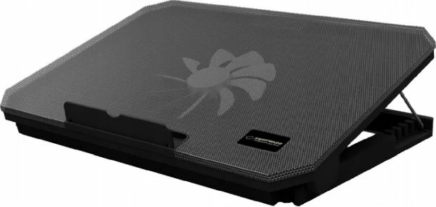 Ftohës për laptop Esperanza EA141 deri 17.3\", me ventilator LED, USB hub 1-port, i zi