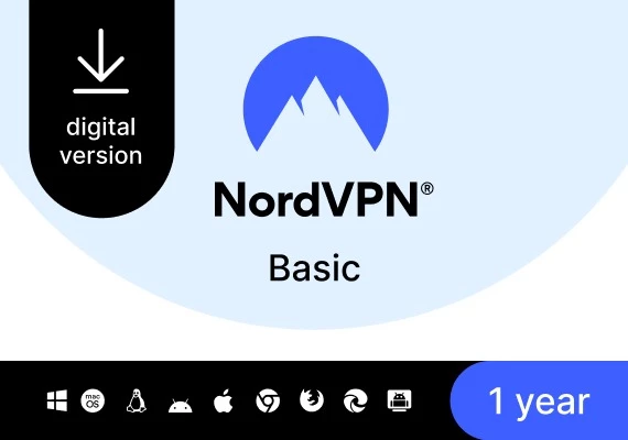 NordVPN Basic Premium VPN 1 Year 10 Dev Global