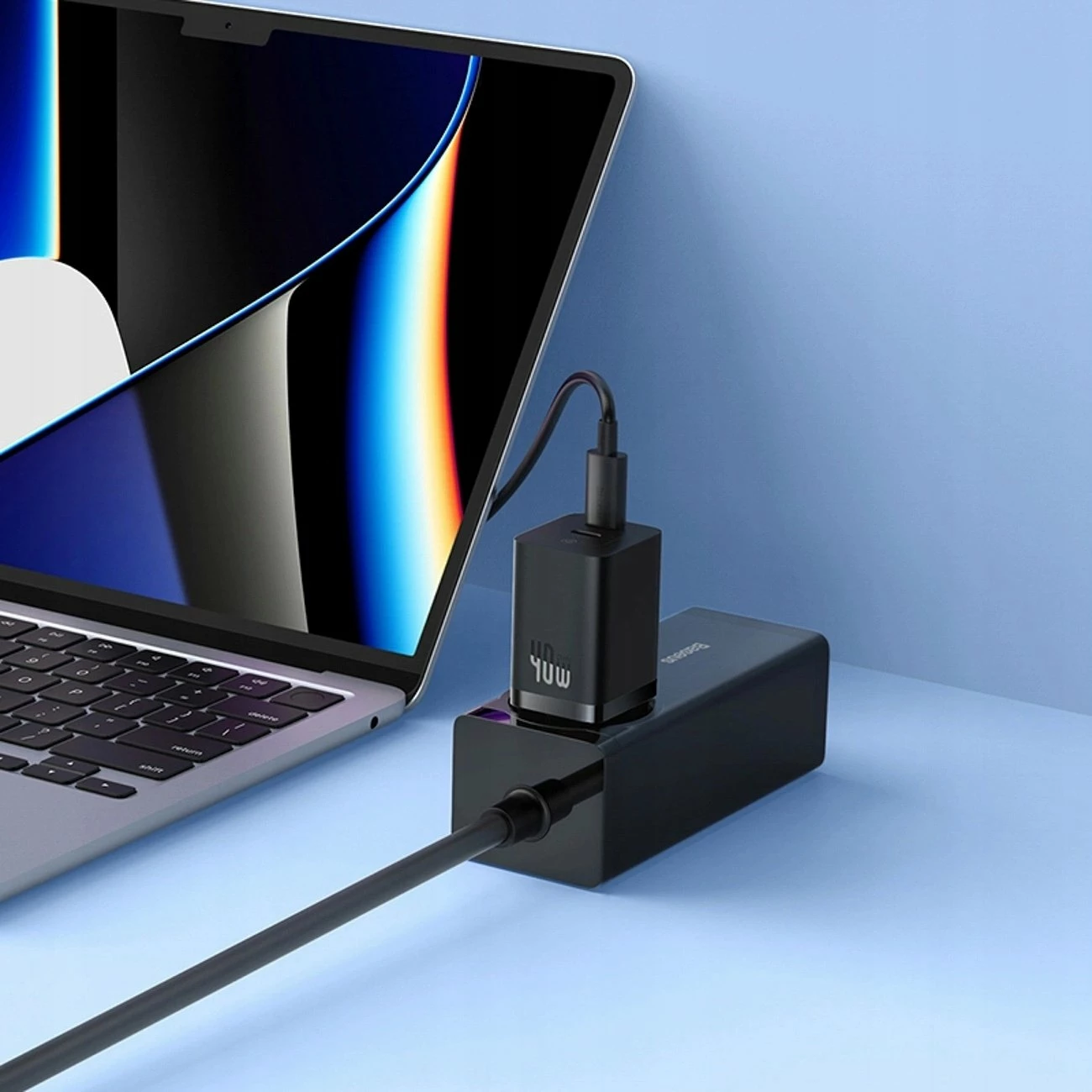 Karikues Baseus GaN5 Pro CCGAN40CE-M 40W 2x USB-C PD/PPS, i zi