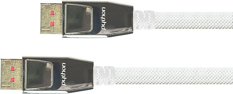 Kabllo DisplayPort 1.4 PYTHON Series, 5m, e bardhë
