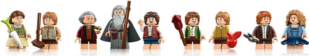 Set LEGO ICONS The Lord of the Rings: Shire 10354, për të rritur, shumëngjyrësh
