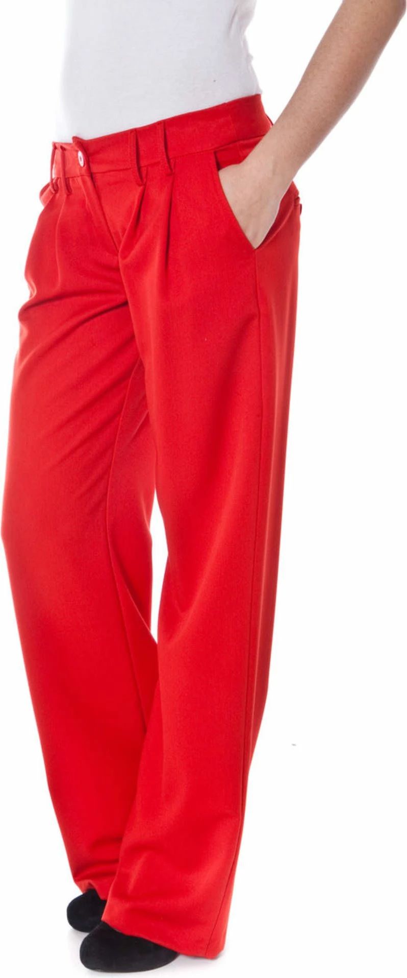 Pantallona për femra DENNY ROSE, të kuqe