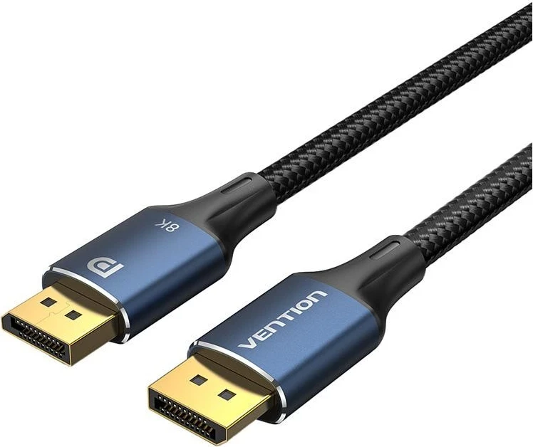 Kabllo DisplayPort Vention 1.4, 8K 60Hz/ 4K 120Hz, 5m, zi-kaltër