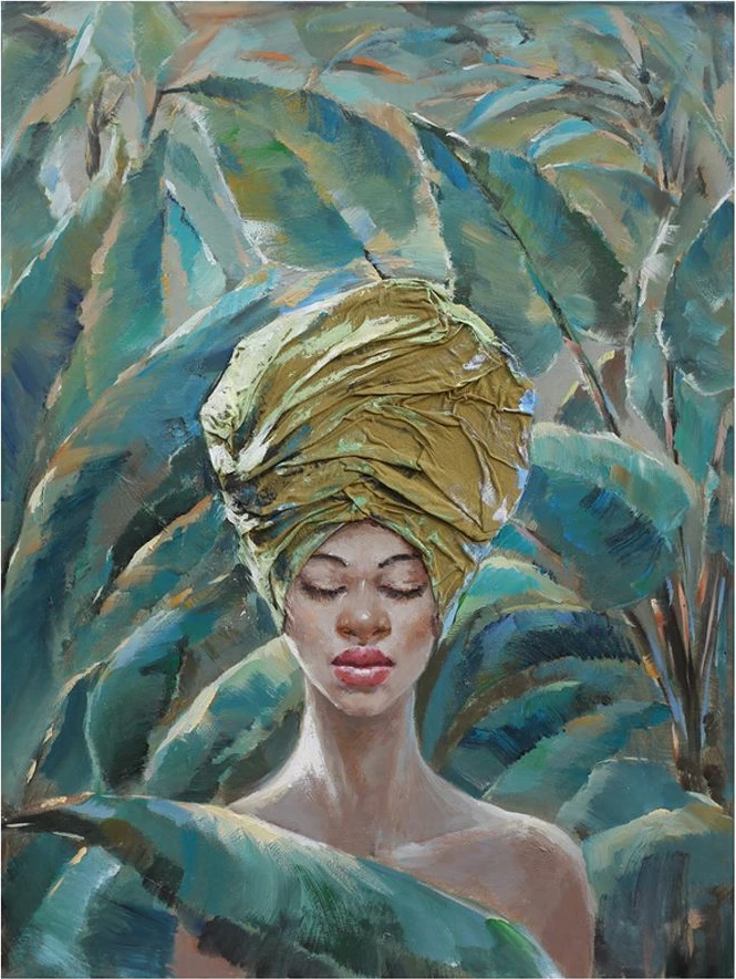 Pikturë dekorative Hide, shumëngjyrëshe, kanavacë, dru, 76x100x4cm