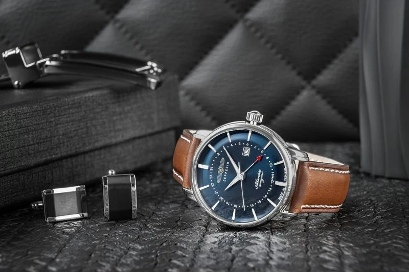 Orë dore për meshkuj Zeppelin, kafe