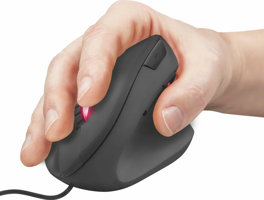 Maus Trust GXT 144 Rexx 10000 DPI RGB USB me kabllo, i zi