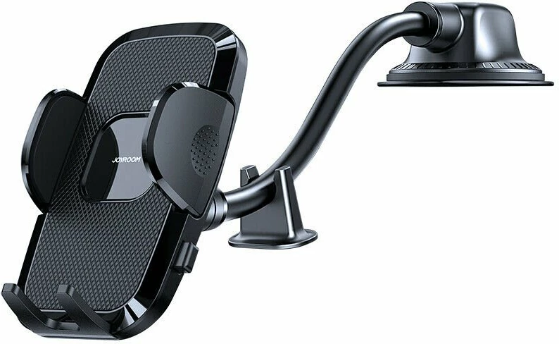 Mbajtës telefoni për veturë, Joyroom JR-ZS259, krah fleksibil, kapje me shtrëngim, rrotullim 360°, për 4.7–6.9 inç (55–85 mm), e zezë