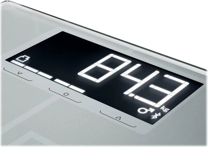 Peshore trupore analizë, Soehnle Shape Sense Connect 200 (63873), BIA, Bluetooth, 200 kg, ekran LCD, gri