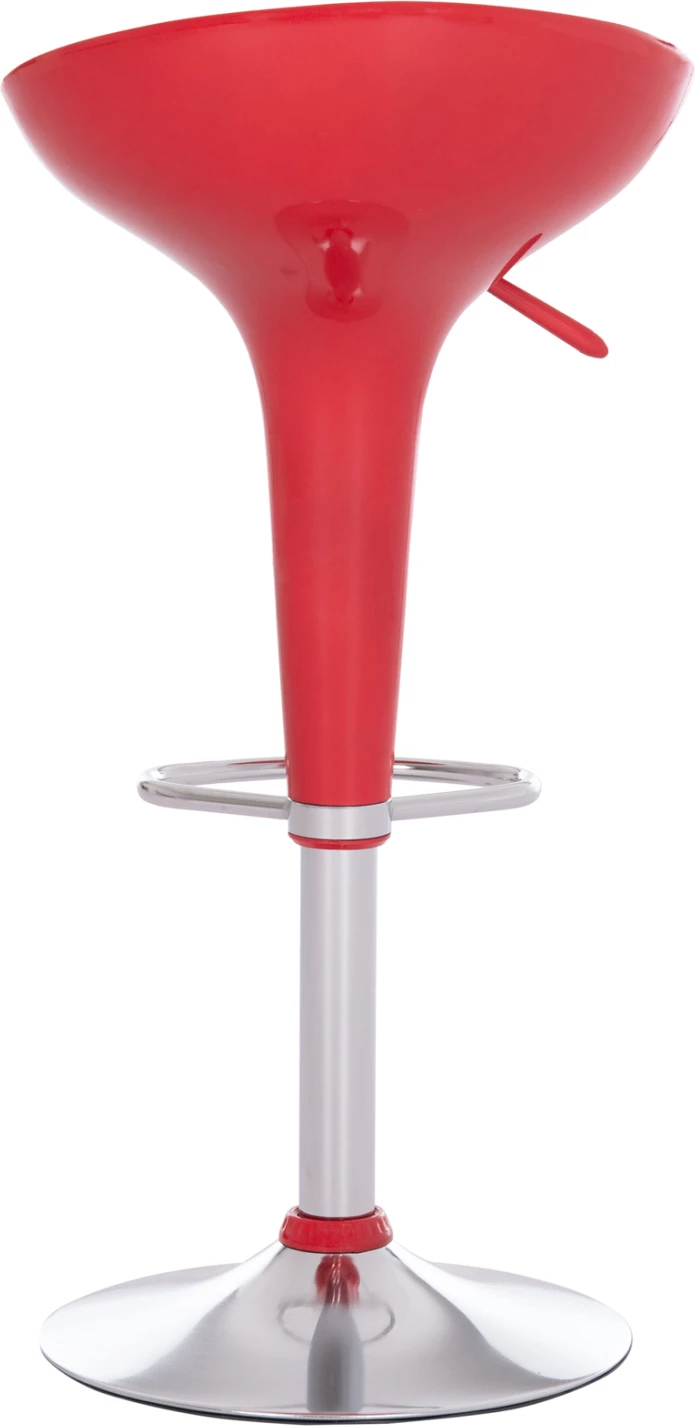 Karrige për bar rrotulluese Daisy, ABS e kuqe me ngritje, set prej 2 copësh, FH200.24, 44x38x85cm