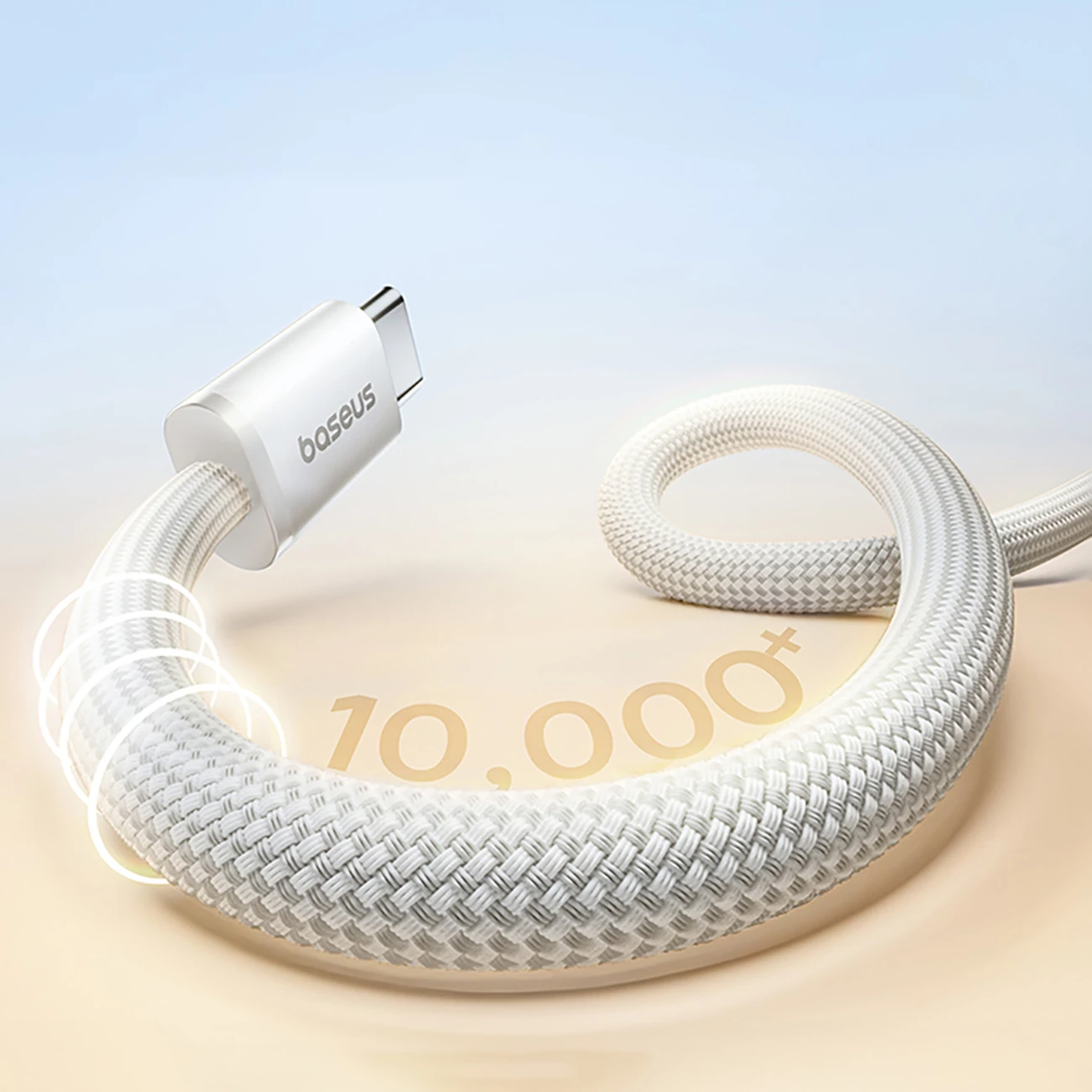 Kabllo USB-C në USB-C Baseus Dynamic 4 Pro, 1m, 100W, E bardhë