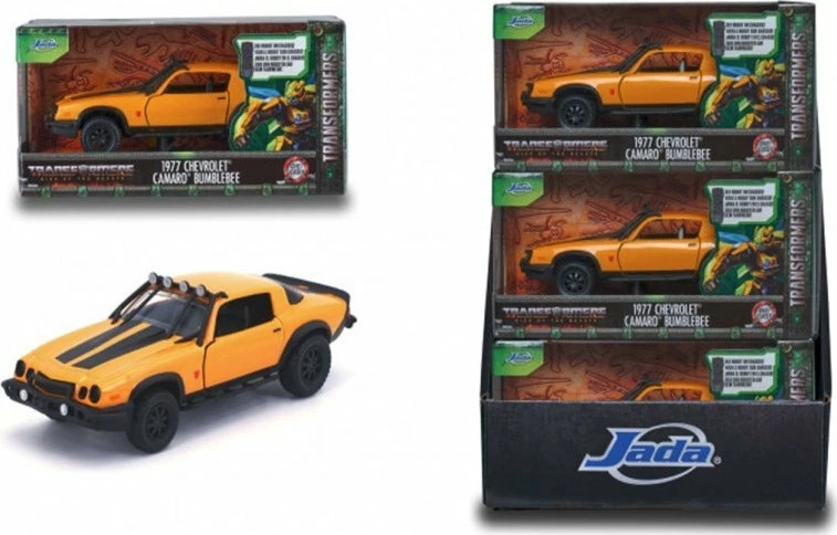 Vetura lodër Dickie Transformers Bumblebee 1:32, metal, e verdhë