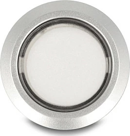 Taster DeLOCK 22 mm, 230 V / 3 A, me LED të bardhë