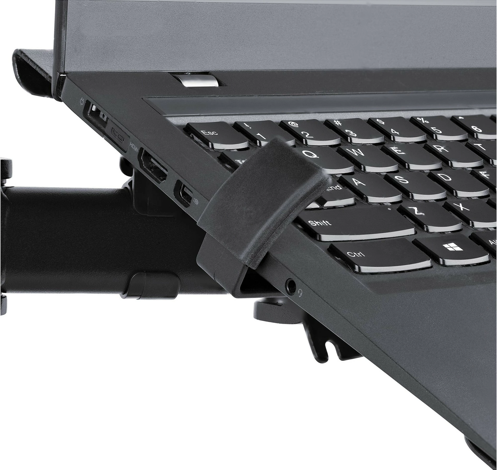 Mbajtëse monitori dhe laptopi StarTech, krah i rregullueshëm me C-klemë, VESA 75x75/100x100, deri 34", e zezë