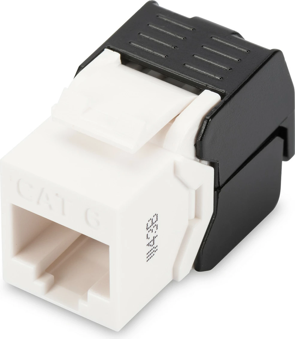 Modul Keystone Digitus DN-93603, CAT 6, UTP, montim pa vegla, bardhë/zi