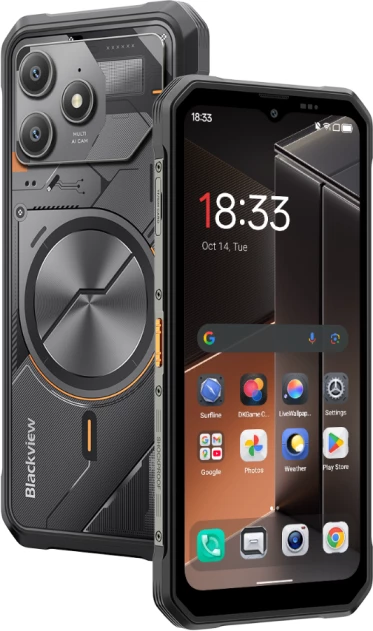 Celular BLACKVIEW FORT 100 8GB/128GB 6.56\" 90Hz 5000mAh IP68/IP69K NFC Dual SIM, i zi
