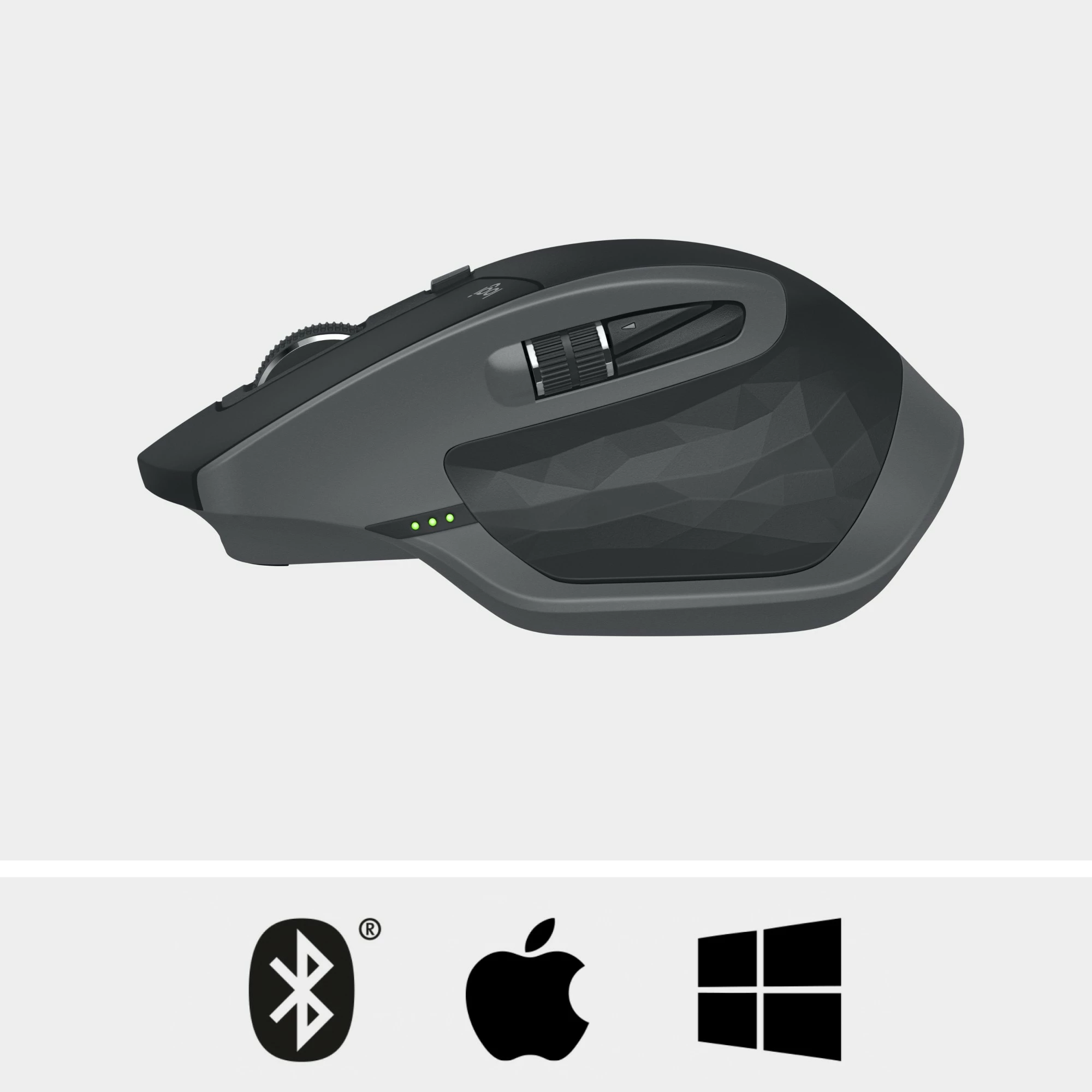 Maus Logitech MX Master 2S, wireless, laser, 1000 DPI, grafit