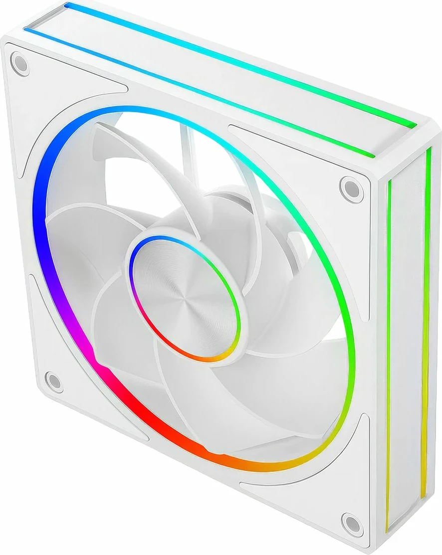 Ventilator kasë Modecom Volcano Loop 120 ARGB Reverse FAN-LOOP-120R-ARGB-200 120mm 4-pin PWM i bardhë 1 copë