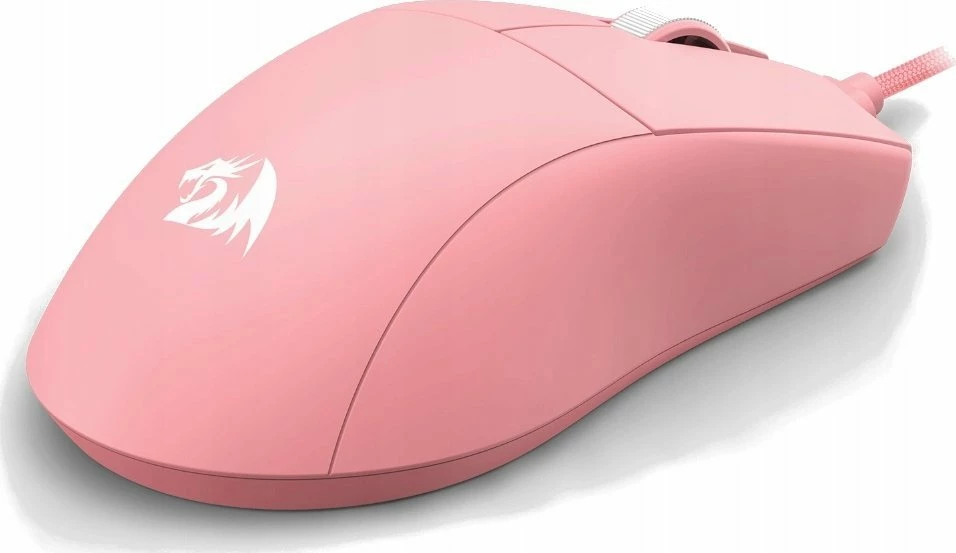 Maus gaming Redragon M724P K1NG (Throne M724P) 12400 DPI, 42 g, me kabllo USB 1.5 m, rozë