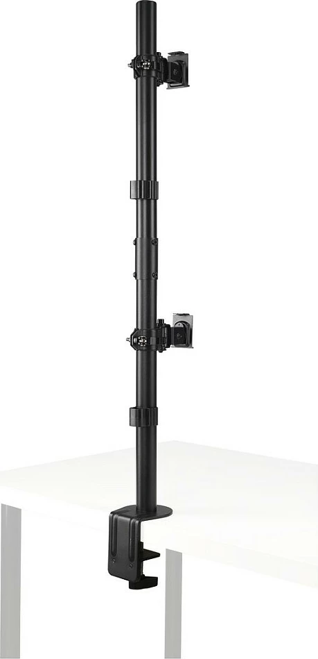 Krah vertikal për dy monitorë Kensington, Dual Monitor Arm, 32", kapëse/gromet, e zezë