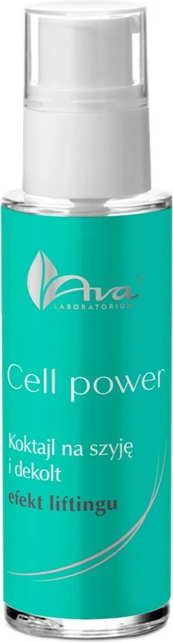 Serum lifting për qafë dhe dekolte Ava Laboratorium Cell Power Neck and Décolleté Cocktail Effect Lifting për femra, 30ml