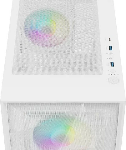 Kasë Natec Genesis Diaxid 605 ARGB, Midi Tower, e bardhë