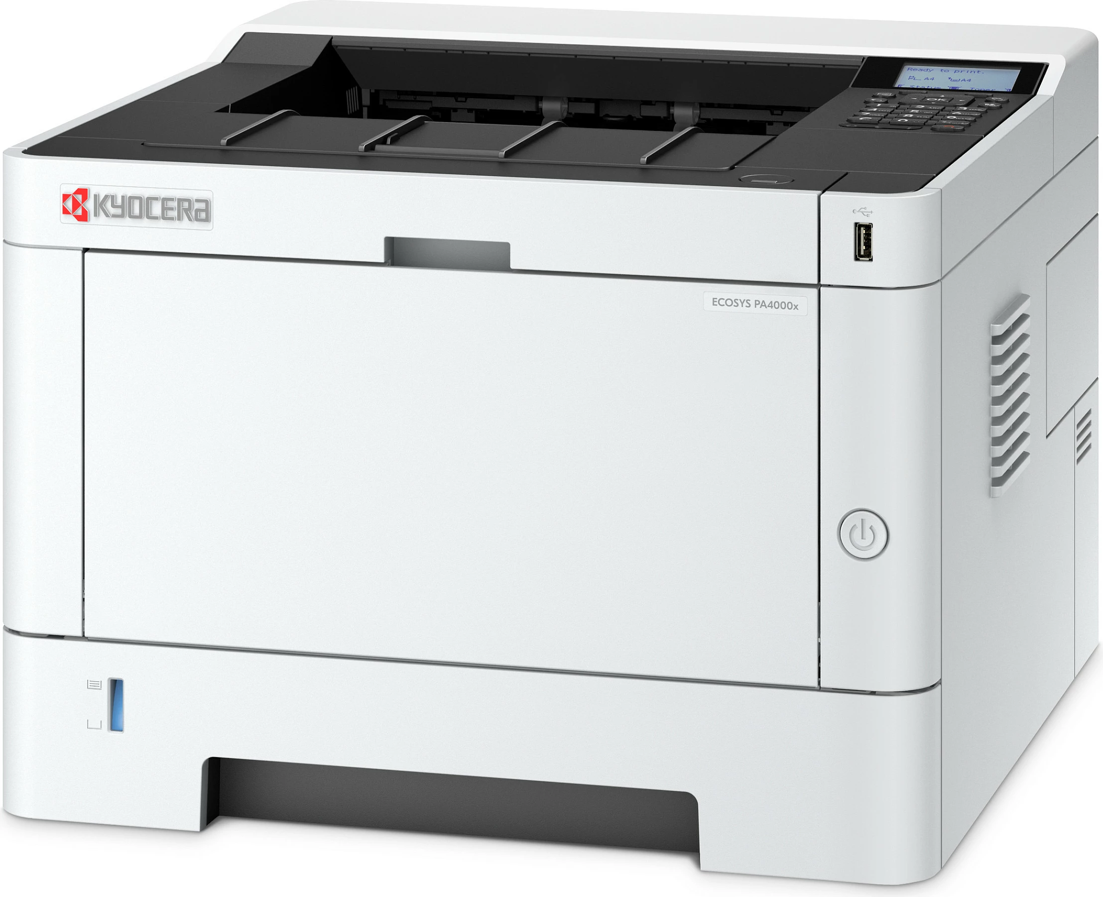 Printer lazer bardh e zi Kyocera ECOSYS PA4000x, LAN Gigabit, duplex automatik