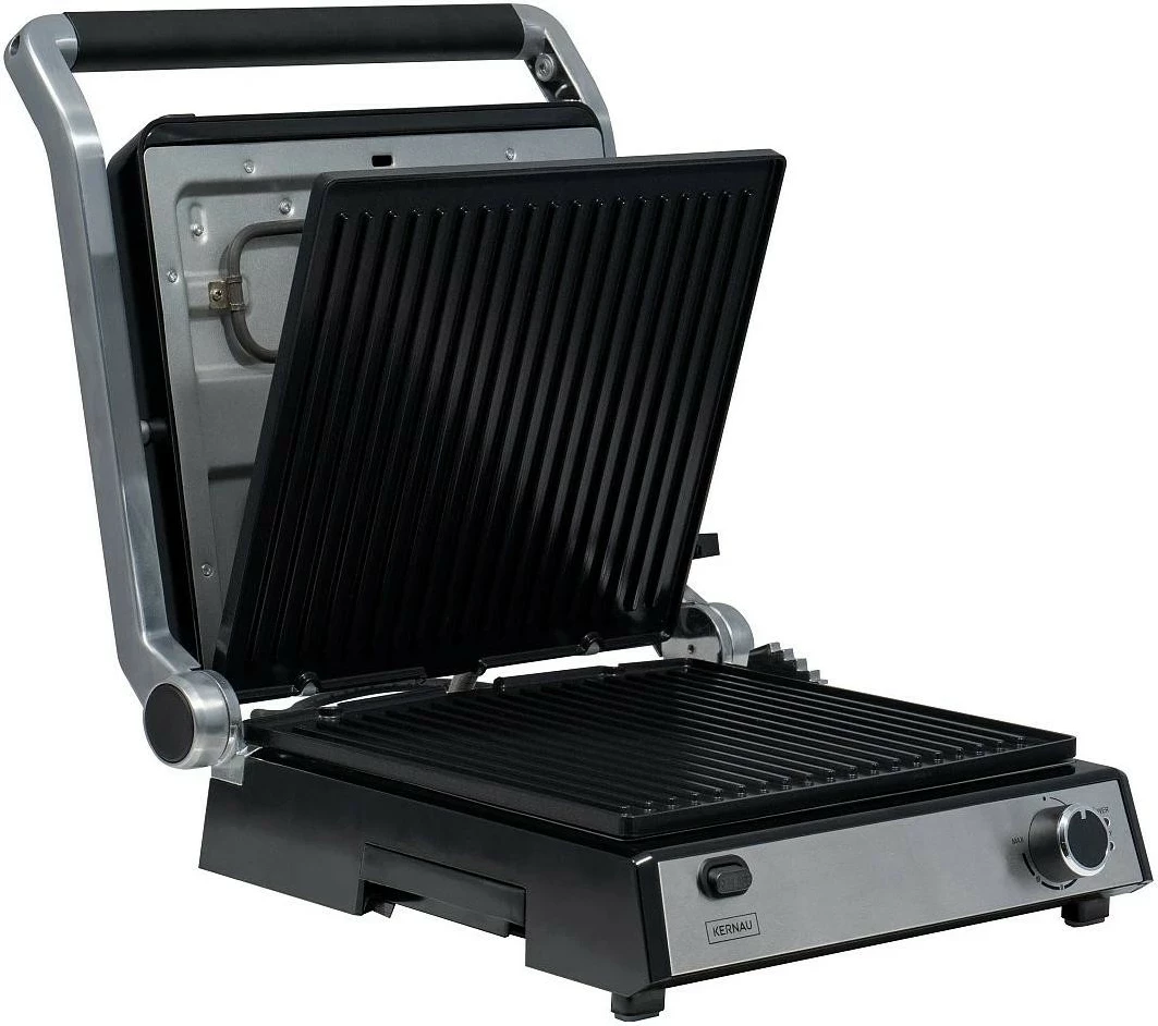 Grill kontakti Kernau KSG 251, pllaka qeramike, inox, argjendtë
