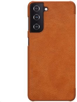 Mbështjellës flip NILLKIN QIN për Samsung Galaxy A14, kafe