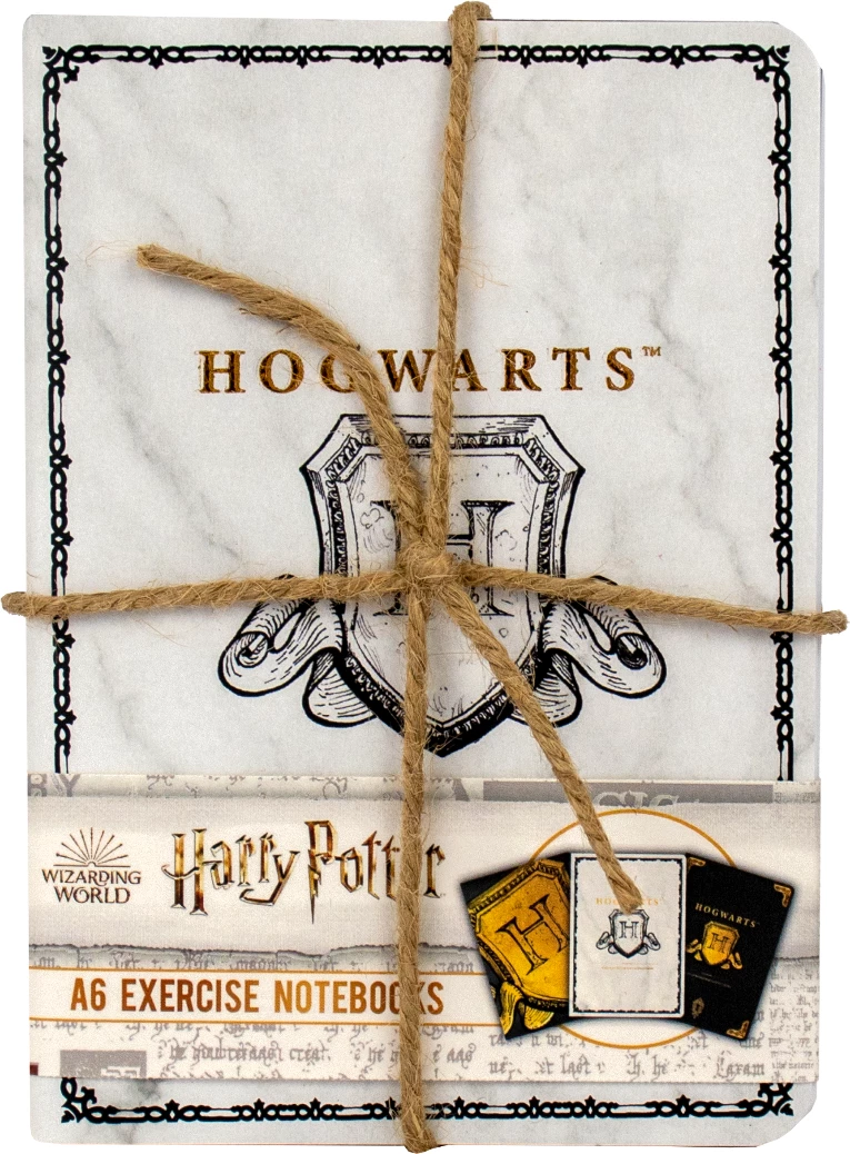 Bllok shënimesh Blue Sky Harry Potter Hogwarts Shield, A6, 40 faqe me vija, hardcover, set 3 copë