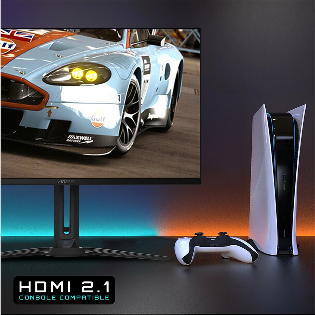 Monitor gaming Gigabyte AORUS FO32U, 31.5", 4K UHD, OLED, 165Hz, 0.03ms, i zi