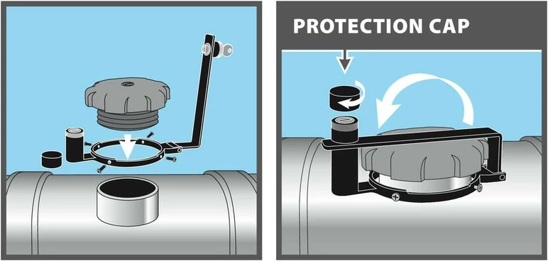 Bllokuese Karburanti Ø80mm