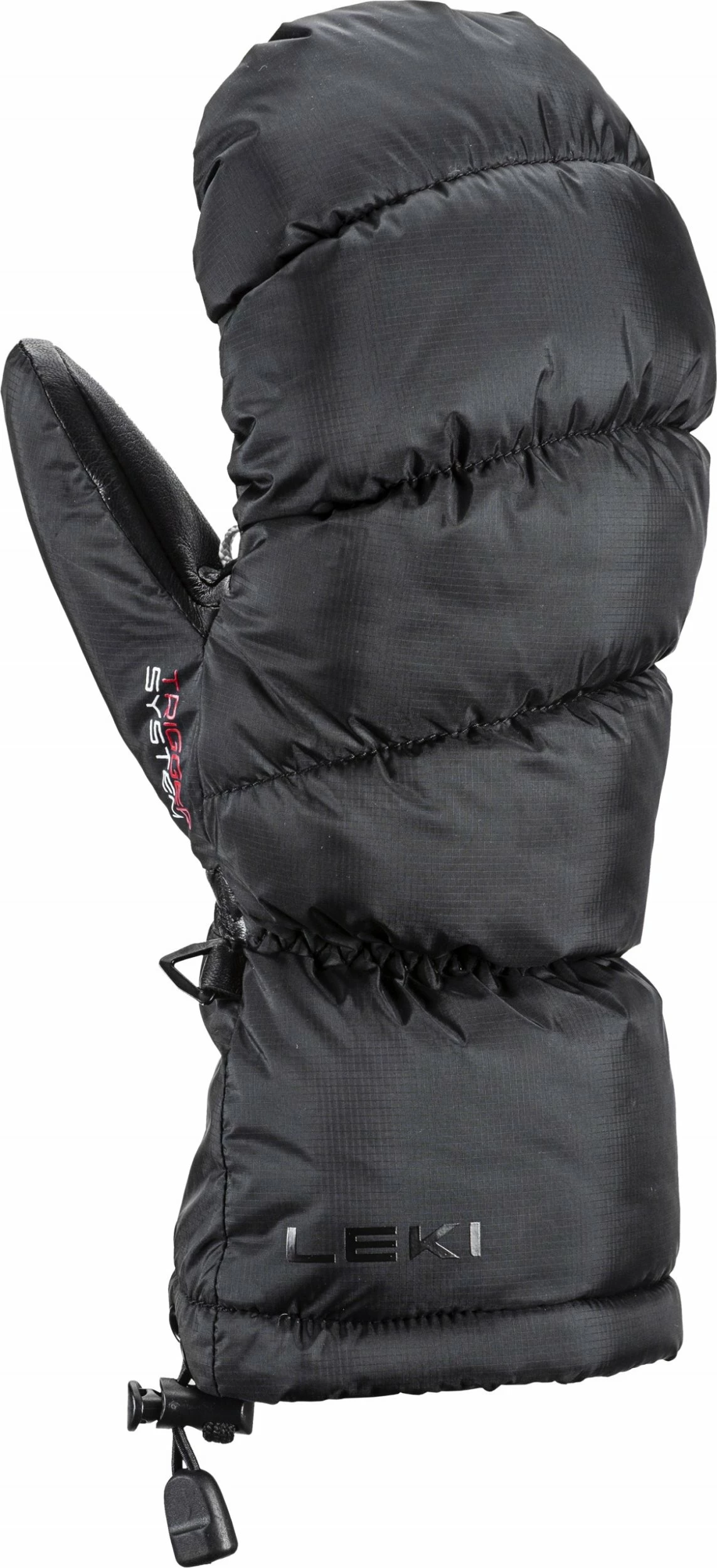 Doreza skijimi Leki Glace 3D Women Mitten 7.0 të zeza