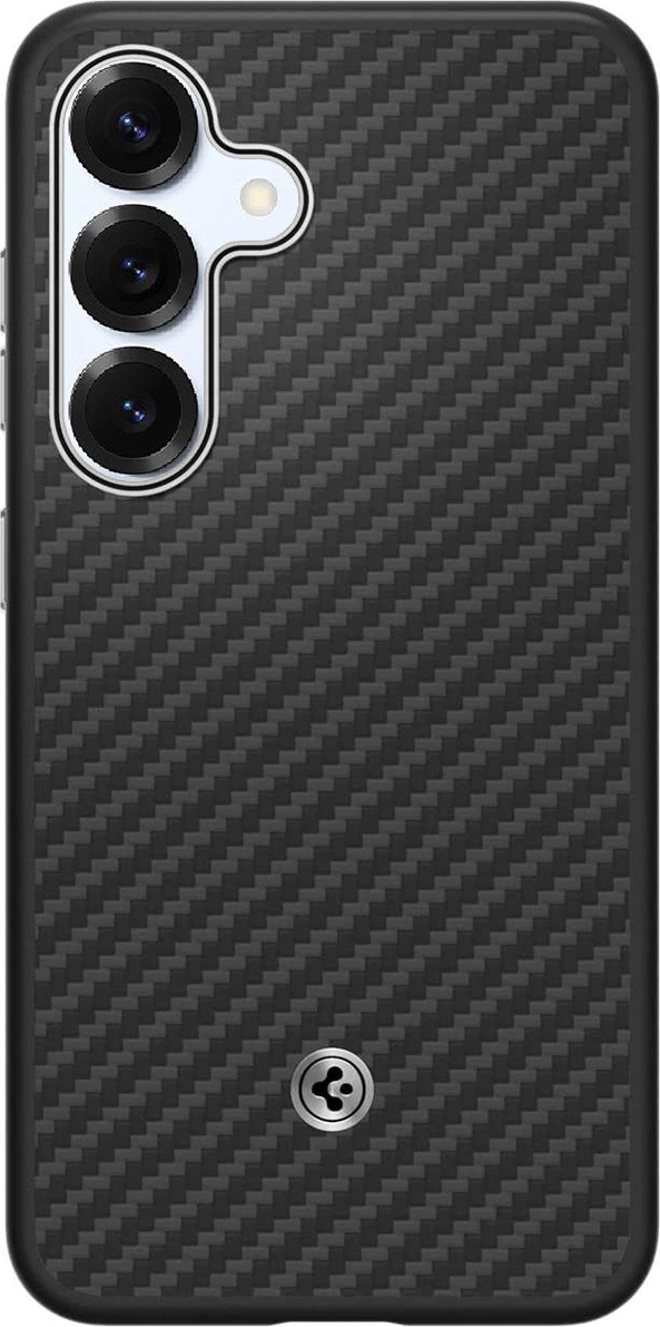 Mbështjellës Spigen Enzo Aramid GP-FPS936PGABW për Samsung Galaxy S25+, MagFit, i zi